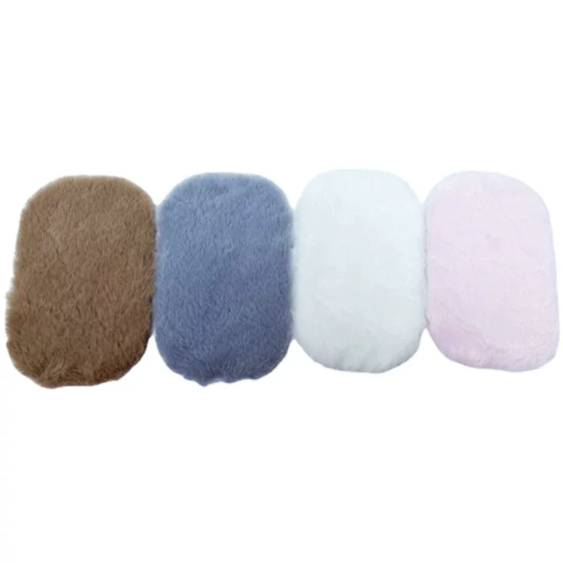 1:12 Miniature Dollhouse Plush Rug Soft Faux Fur Carpet Floor Mat for 1/6 BJD Doll Room Decor