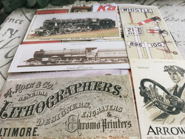 Vintage Junk Journal Ephemera Paper Pack, Textured Old Newspaper Poster Pages for TN Planners & Scrapbooking DIY Crafts