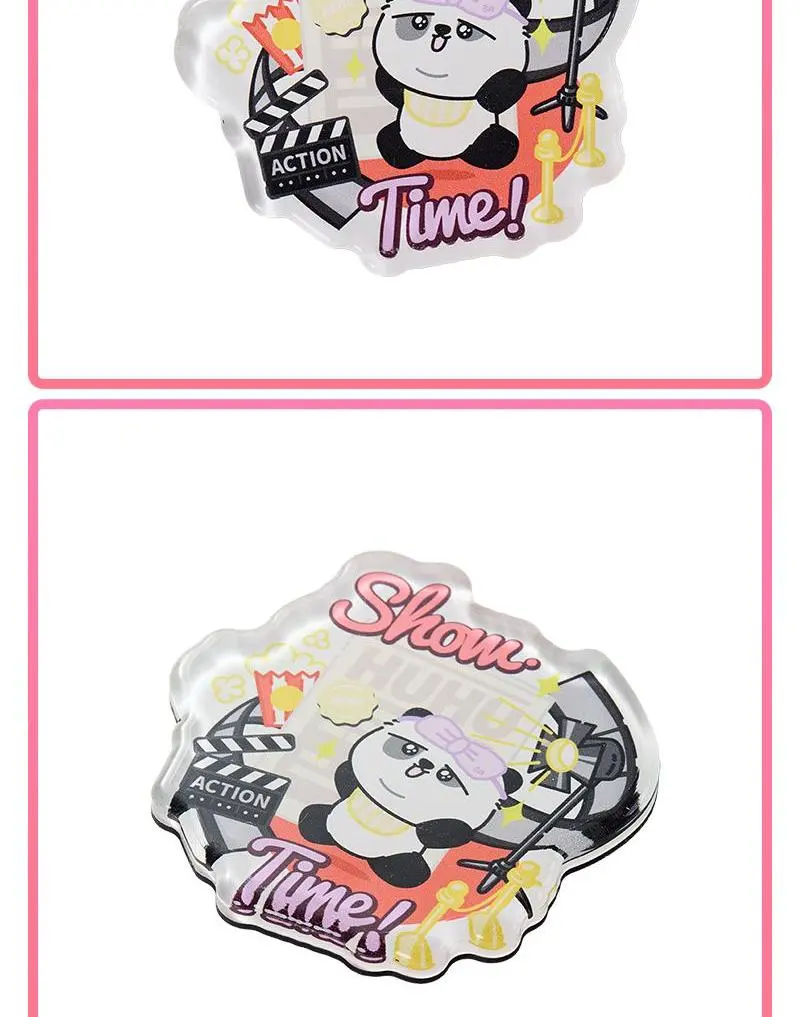 Panda Project - Panda Huhu Acrylic & Metal Fridge Magnet