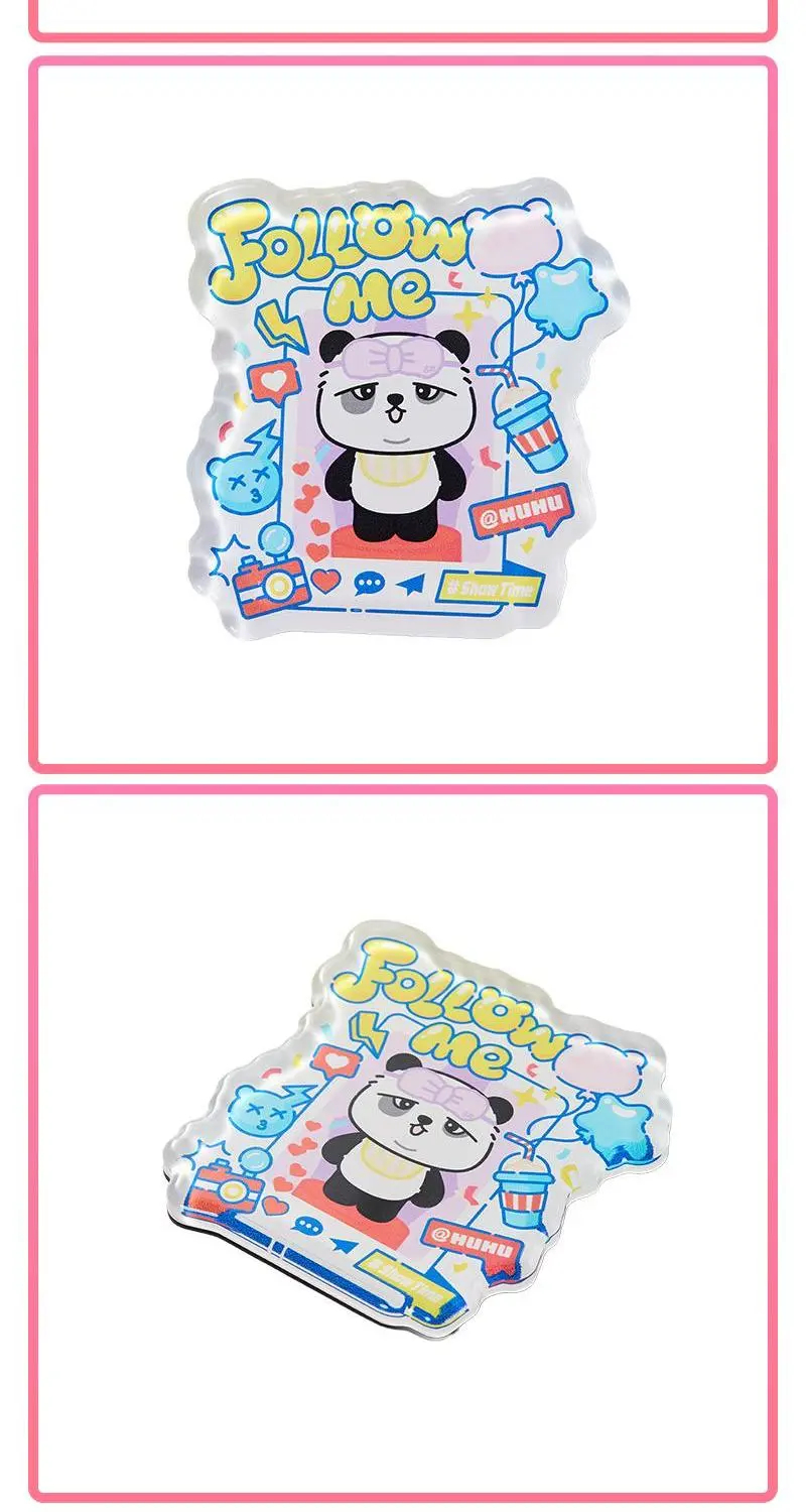 Panda Project - Panda Huhu Acrylic & Metal Fridge Magnet