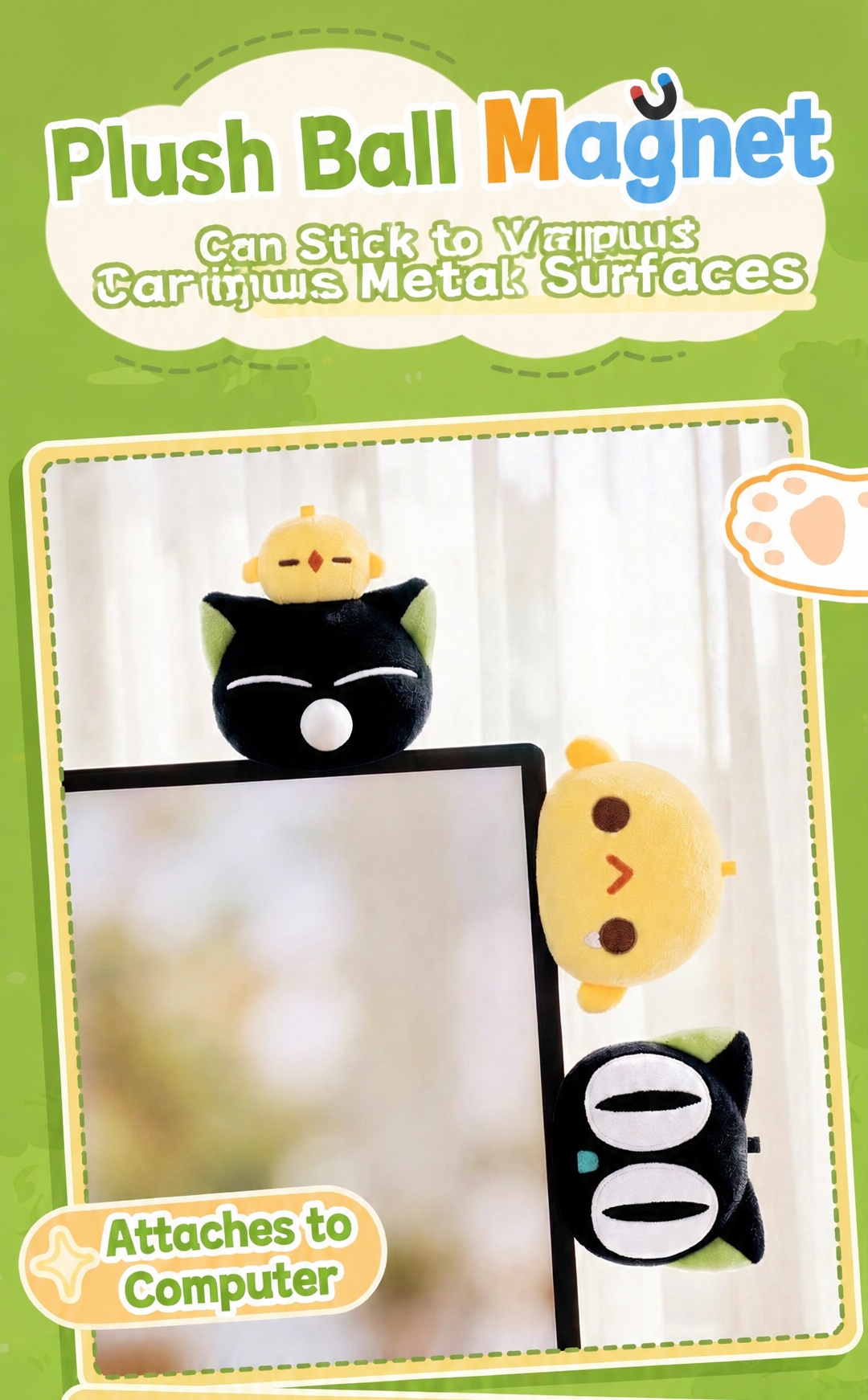 Luo Xiaohei Mini Refrigerator Magnet Plush Blind Box