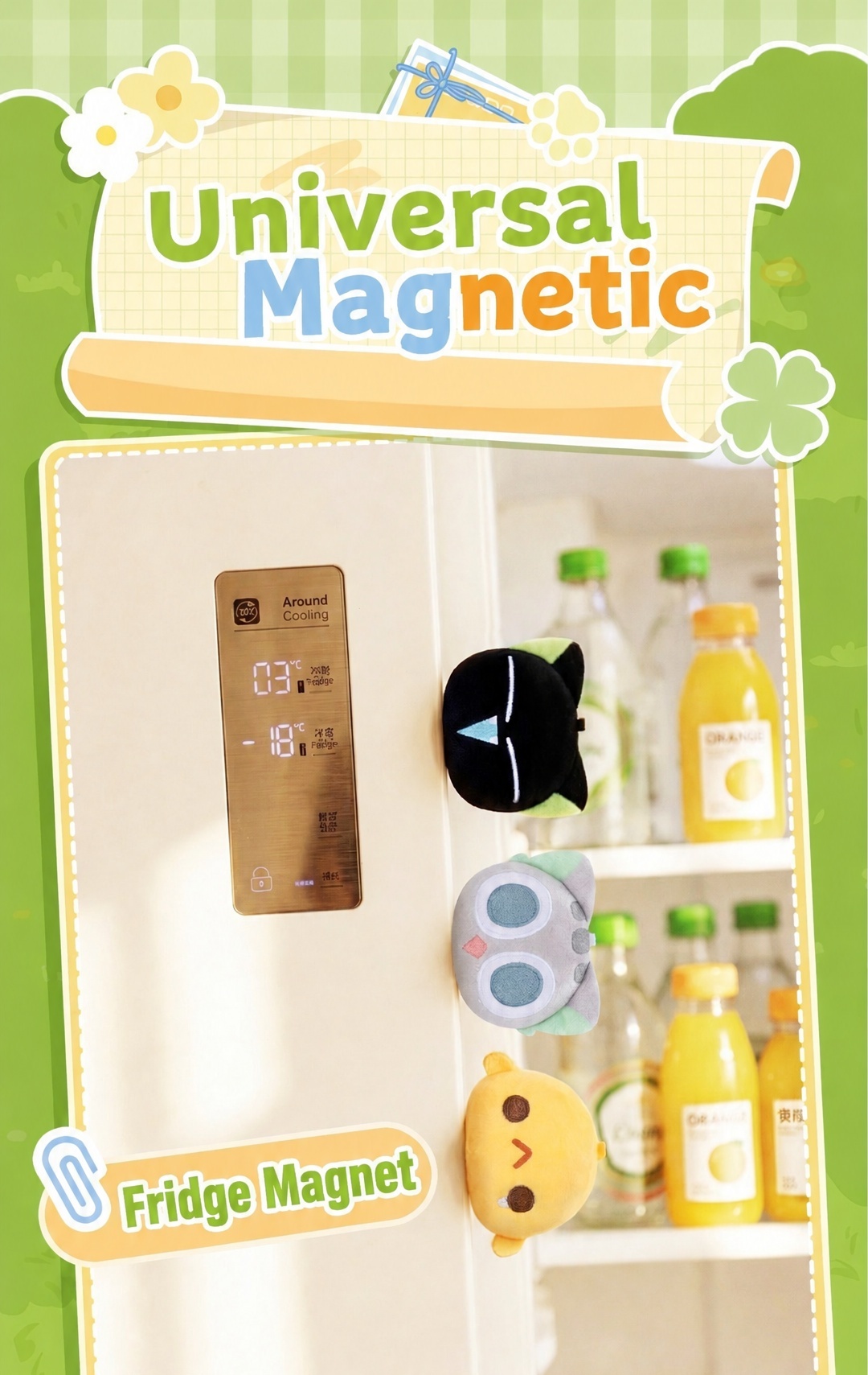 Luo Xiaohei Mini Refrigerator Magnet Plush Blind Box