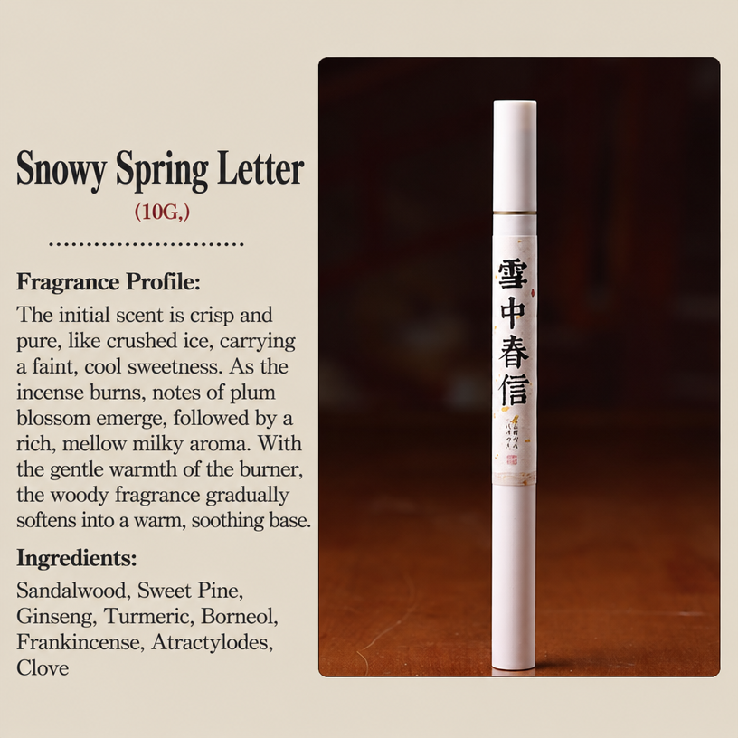 Natural Agarwood & Sandalwood Incense Sticks | Premium Handcrafted Aromatherapy in Clear Tube