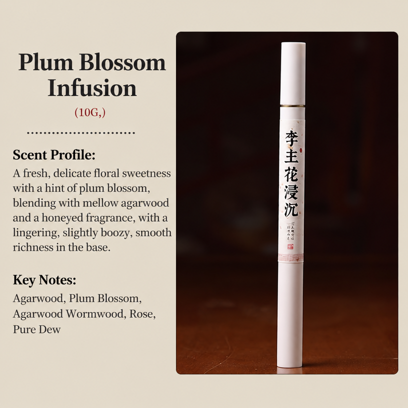 Natural Agarwood & Sandalwood Incense Sticks | Premium Handcrafted Aromatherapy in Clear Tube