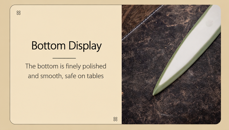 Celadon Ceramic Leaf Incense Stick Holder & Ash Catcher, Minimalist Zen Incense Burner for Meditation and Tea Ceremony
