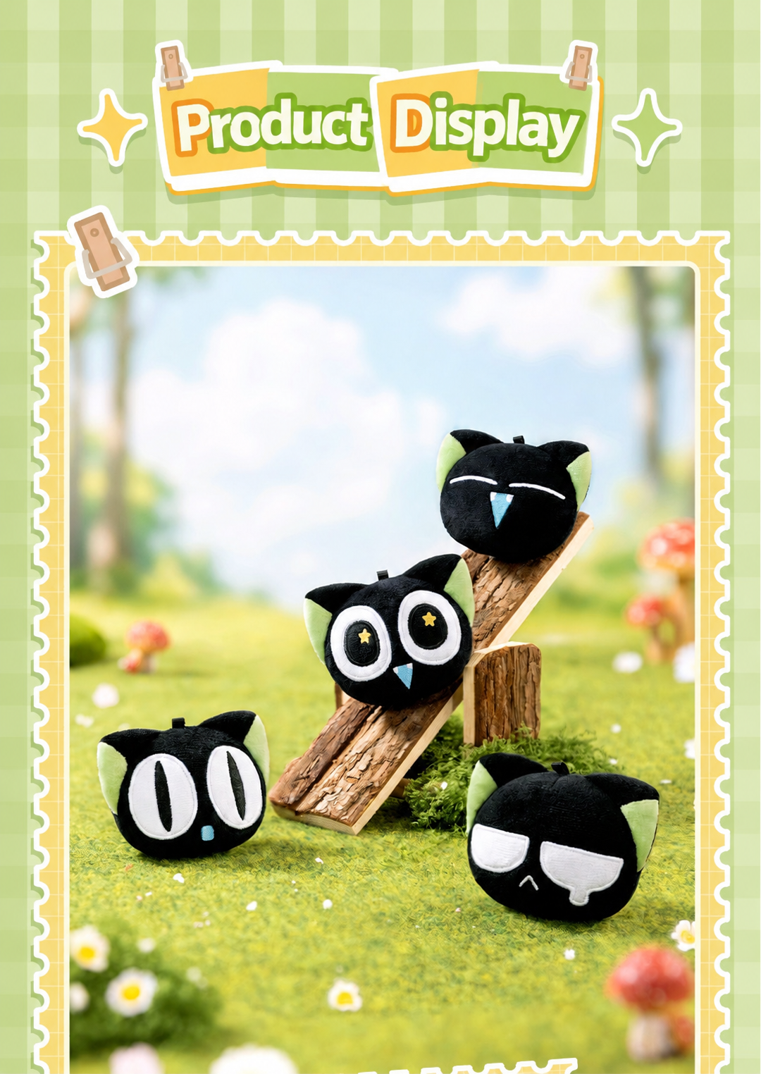 Luo Xiaohei Mini Refrigerator Magnet Plush Blind Box