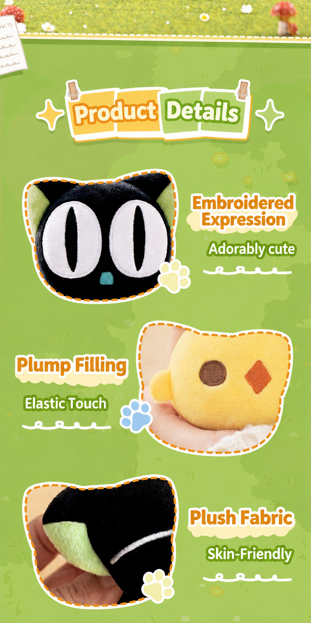 Luo Xiaohei Mini Refrigerator Magnet Plush Blind Box