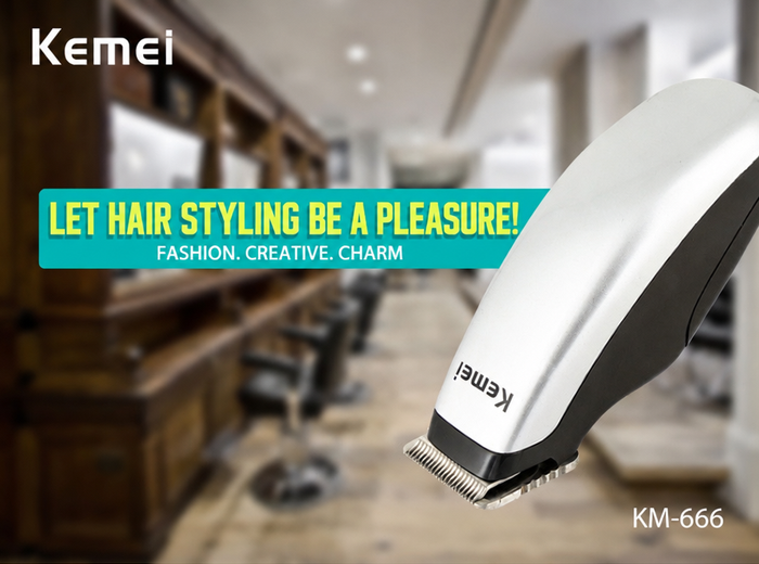 Kemei KM-666 Mini Cordless Hair & Beard Trimmer